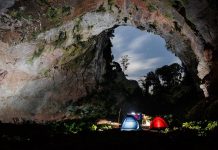 camping in son doong cave