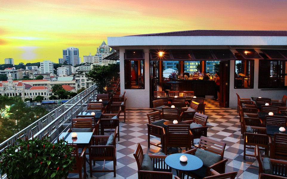 1. Saigon Saigon Rooftop Bar, Caravelle Hotel, Ho Chi Minh City, Vietnam 1