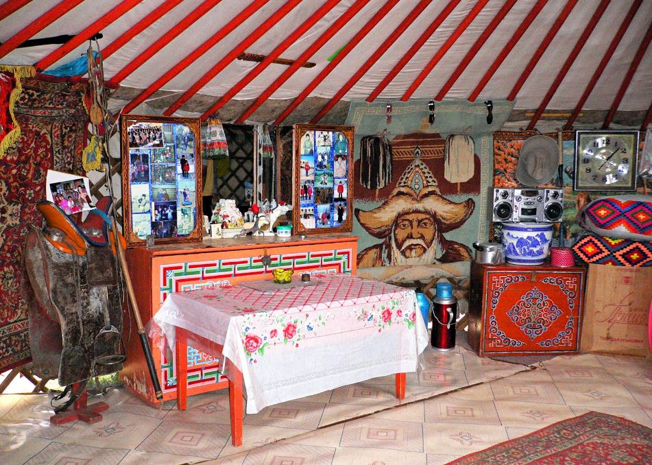 Mongolian Yurts. Image of Mongoglia travel blog.