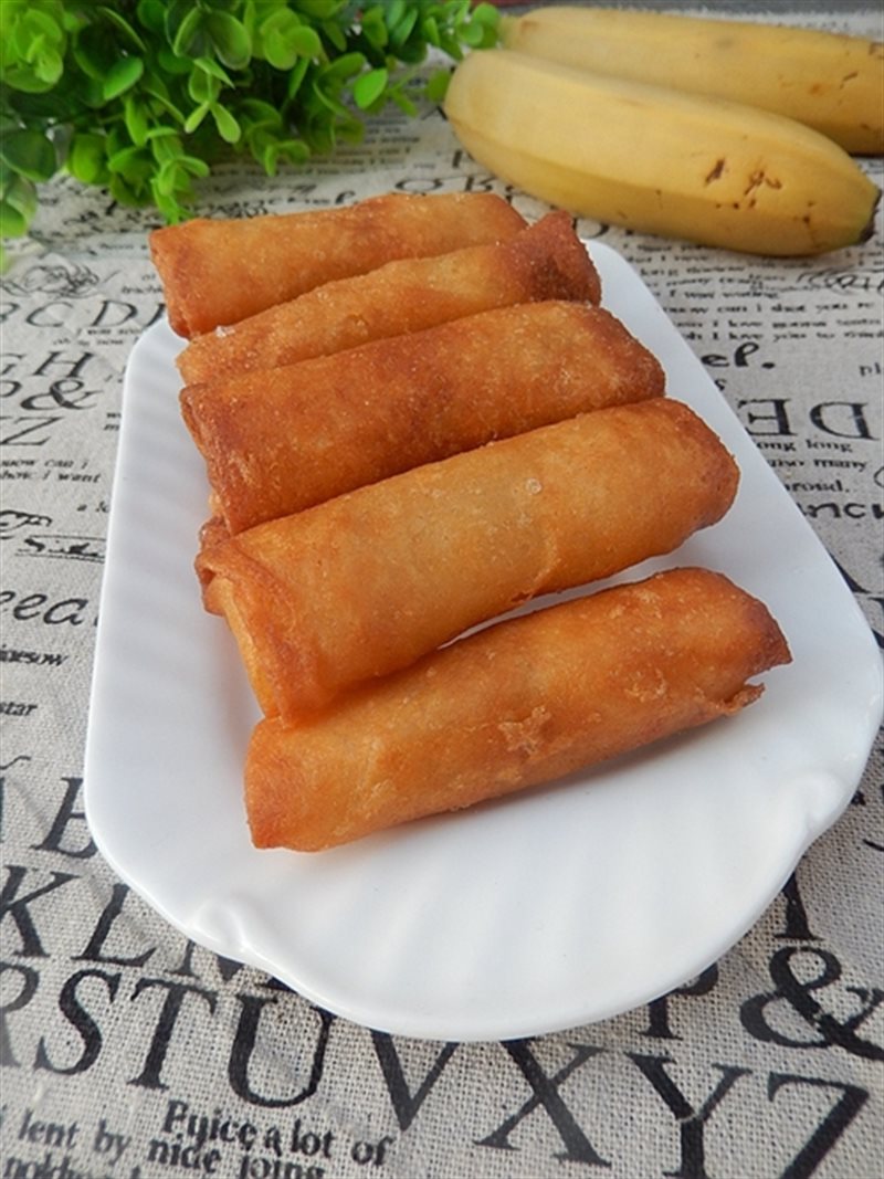 banana spring rolls vietnamese fried spring rolls