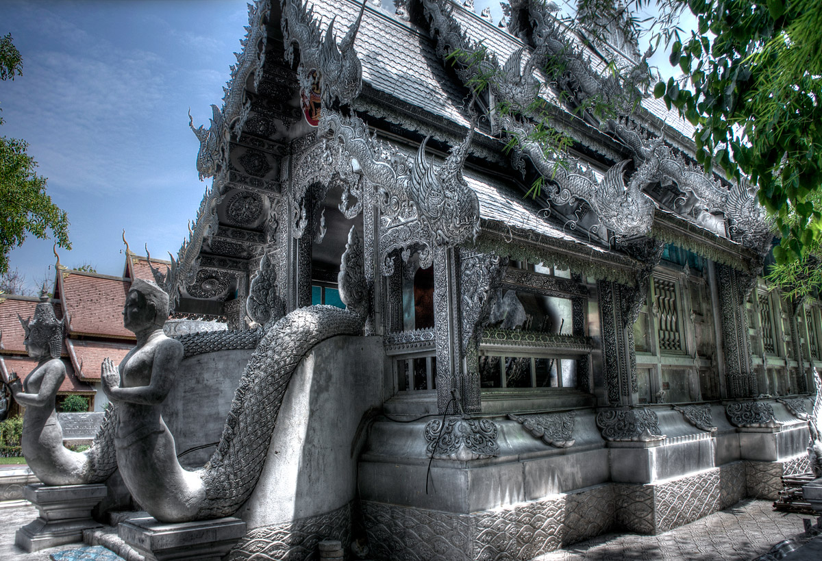 Wat Sri Suphan temple Chiang ma