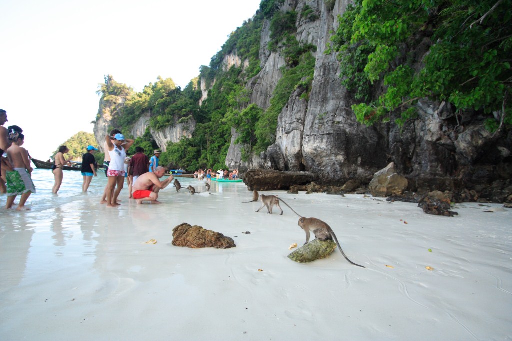 Monkey Beach in Koh Phi Phi