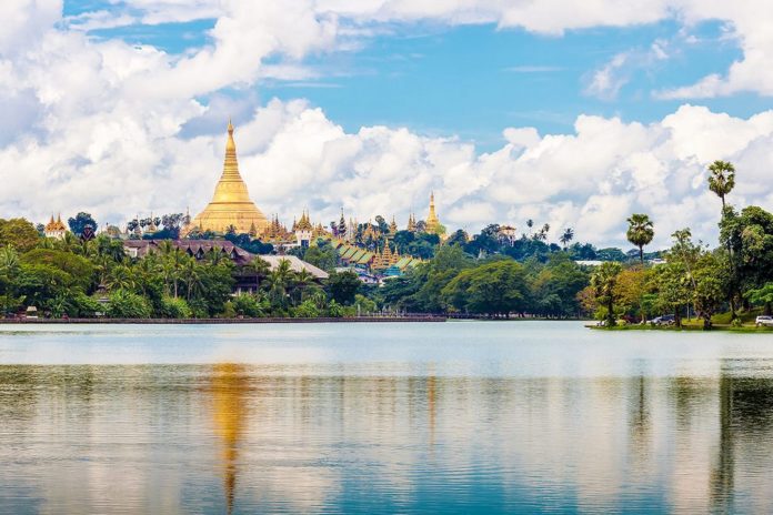 Yangon which is like a glittering jewel in the center of Myanmar, one of the best places for you to visit in Myanmar. Image of top things to do in Yangon travel blog.