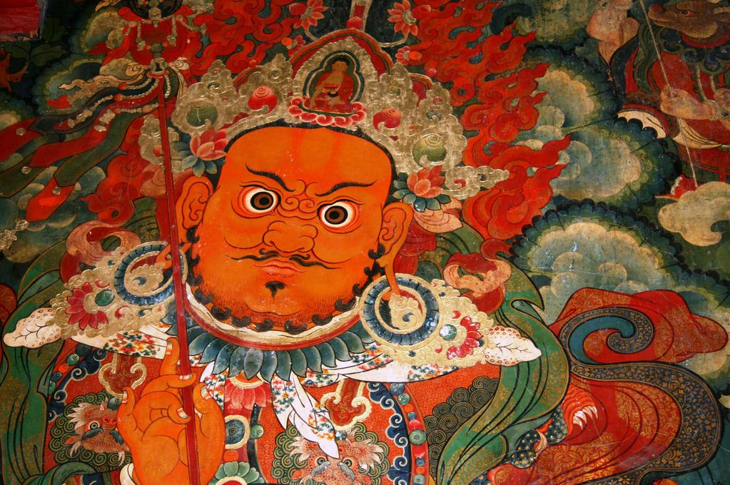 Mural inside the Potala Palace