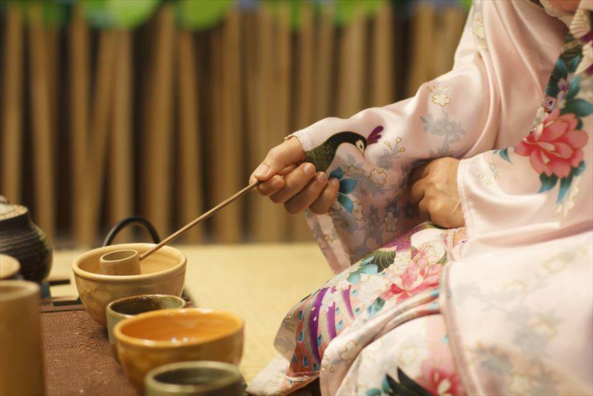 Tea ceremony in Japan