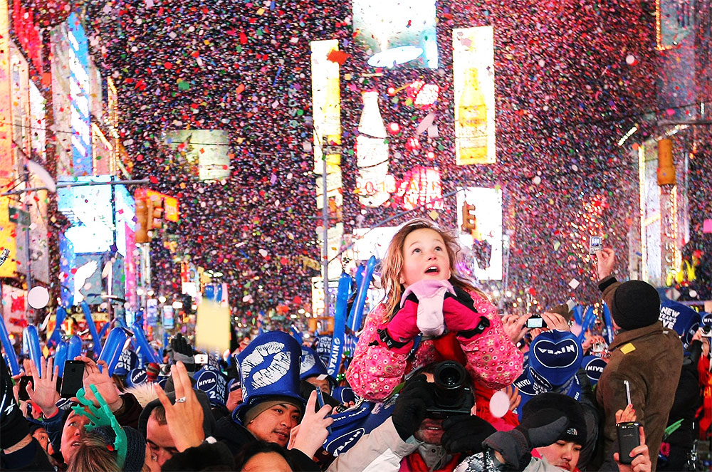 New Year's Eve in Times square