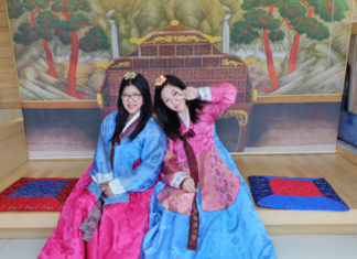 The traditional costume of the land of Kim Chi.