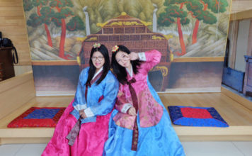 The traditional costume of the land of Kim Chi.