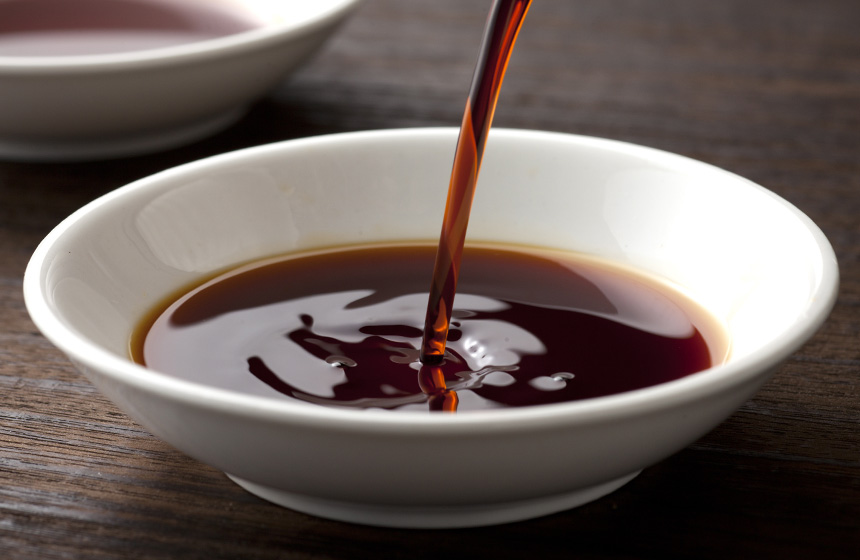 The soy sauce