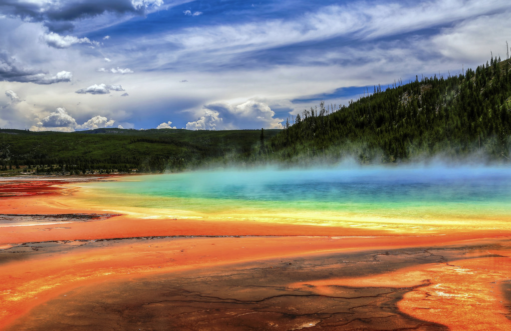 Grand Prismatic Spring of Yellowstone National Park