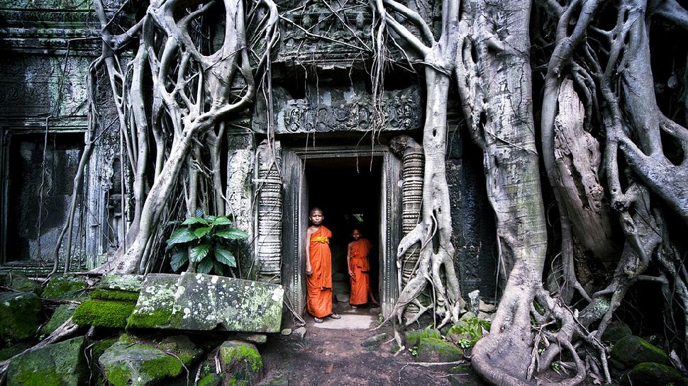 ta prohm temple siem reap cambodia
