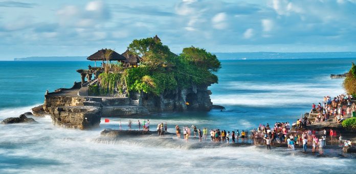 Tanah Lot Temple. One of the best places you must visit in Bali, Indonesia
