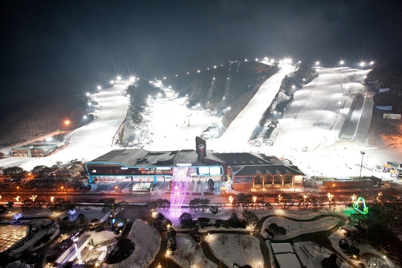 vivaldi-park-ski-world-gangwon-korea-tours2 skiing in korea skiing in south korea best ski resorts in korea best ski resort near seoul