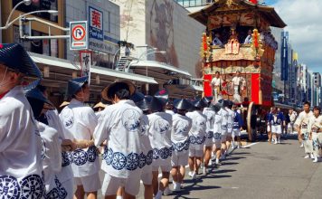 Gion Matsuri Festival in Kyoto, Japan