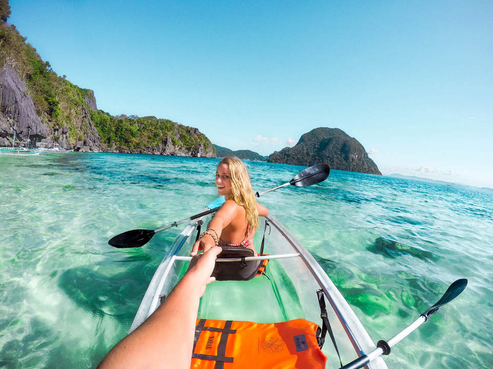 Philippines-Elnido-Clear-Kayak-island-follow-me-to philippines itinerary 1 week 6 days in philippines one week itinerary philippines