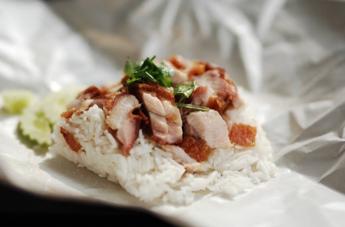Fried duck rice-hua hin2