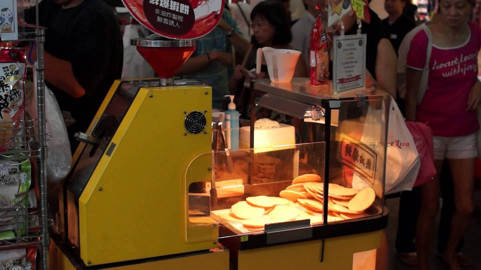 Automated Prawn Crackers Making Machine