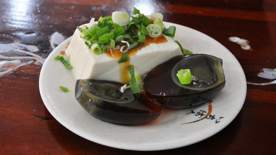 Tofu - salted egg taiwan must eat taiwan food blog must eat food in taiwan