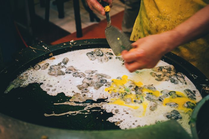 Fried Oyster Omelet