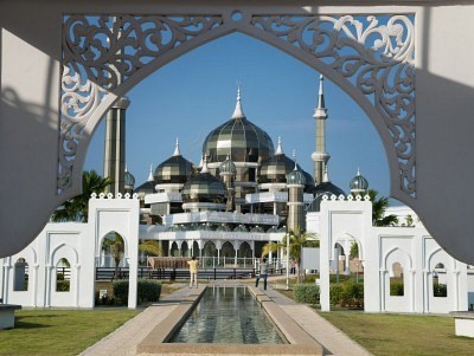 Masjid Kristal in Kuala Terengganu, Terengganu, Malaysia