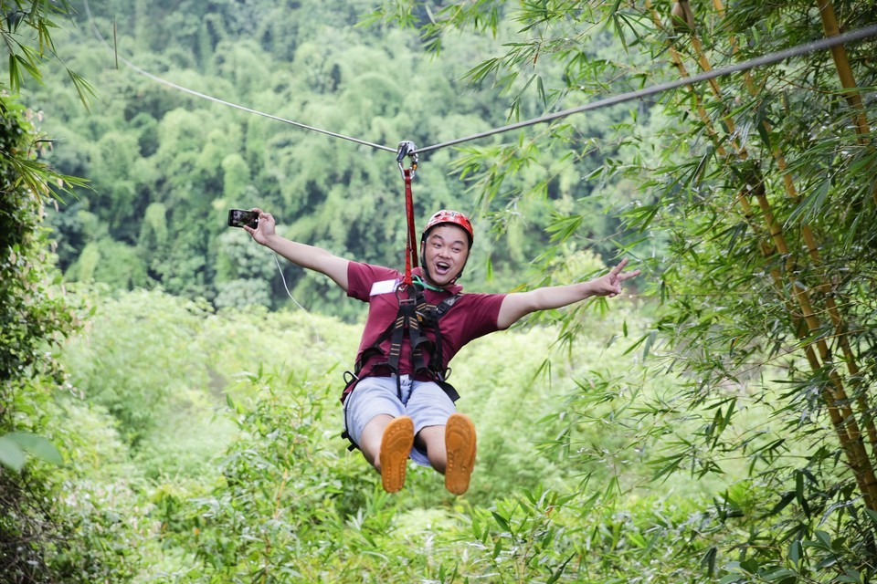 zip lineMadagui Forest – Lam Dong5