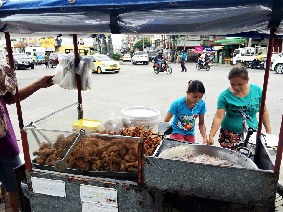 Street food is ready-to-eat food sold by a vendor, in a street or other public place, such as at a market.