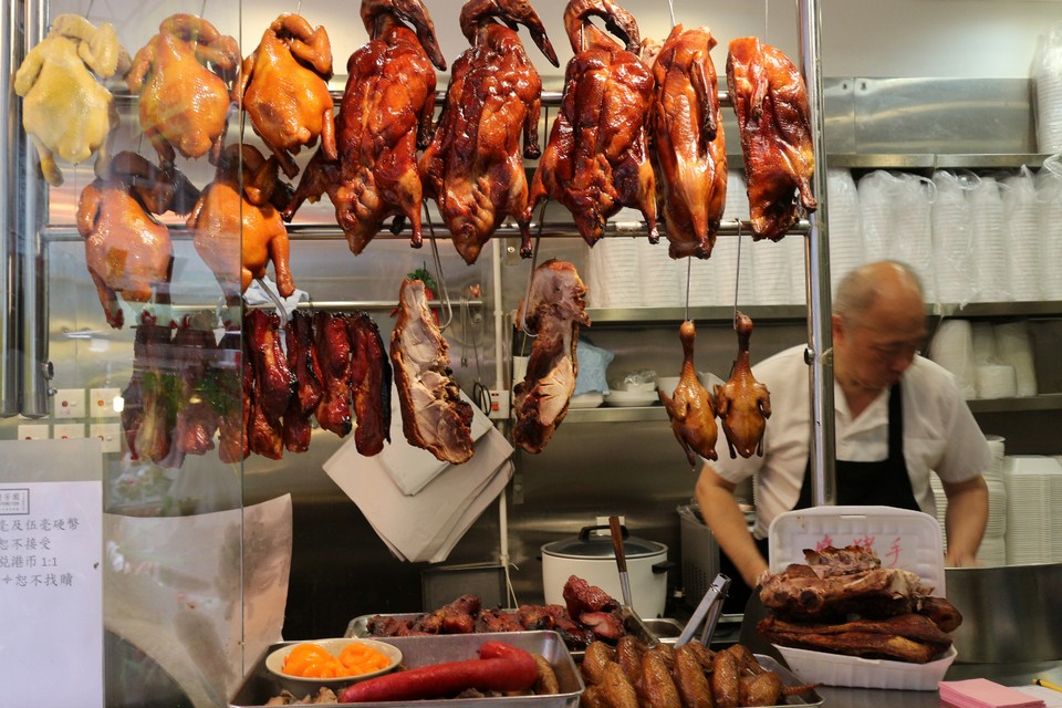 Roasted meat - street food - hong kong4 Credit image: hong kong street food blog.