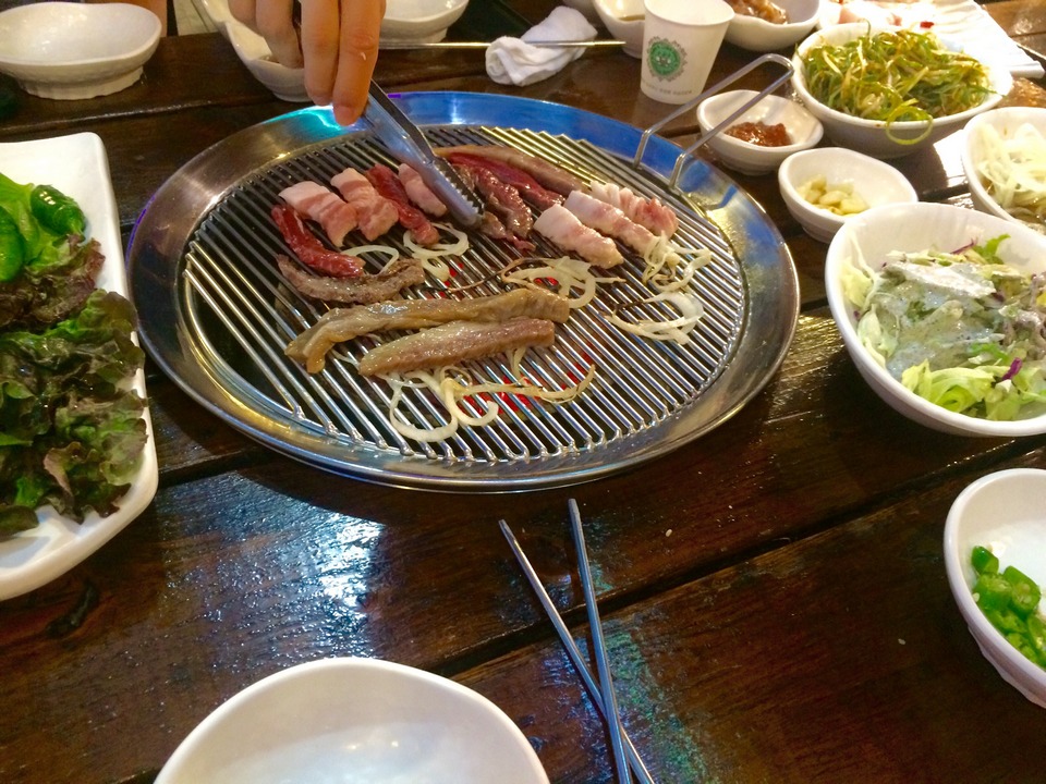Gamcheon Culture Village showing food Credit image: Busan food blog.