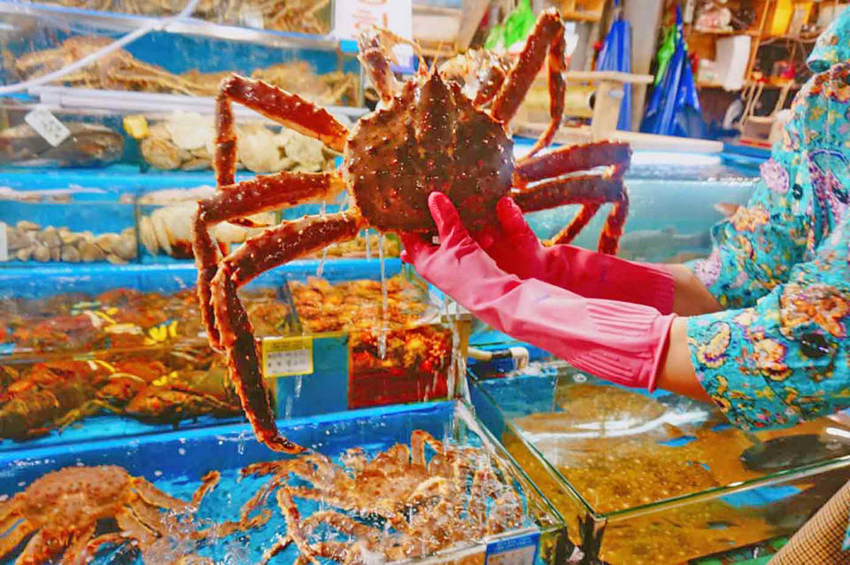 Noryangjin Fish Market blog — Explore Noryangjin market & tasting King Crab  at the largest fish market in Seoul - Living + Nomads – Travel tips,  Guides, News & Information!