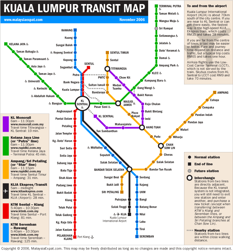 Kuala-Lumpur-Transit-Map