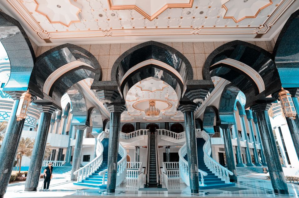 Jame Asr Hassanil Bolkiah Mosque interior