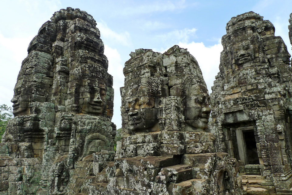 A temple called Bayonne, Angkor Thom, the Angkor complex, Siem Reap