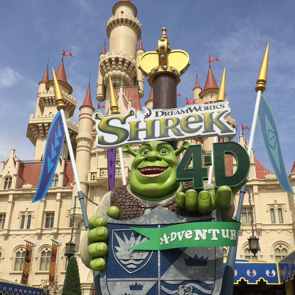 Shrek 4-D Adventure universal singapore 