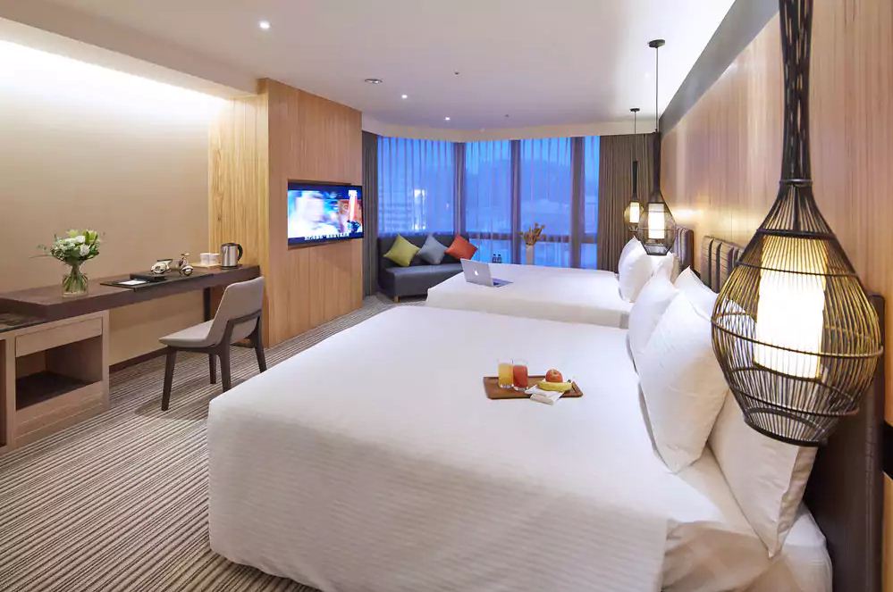 La Vida Hotel, Taichung, Family Quadruple Room, 2 Double Beds, Guest Room