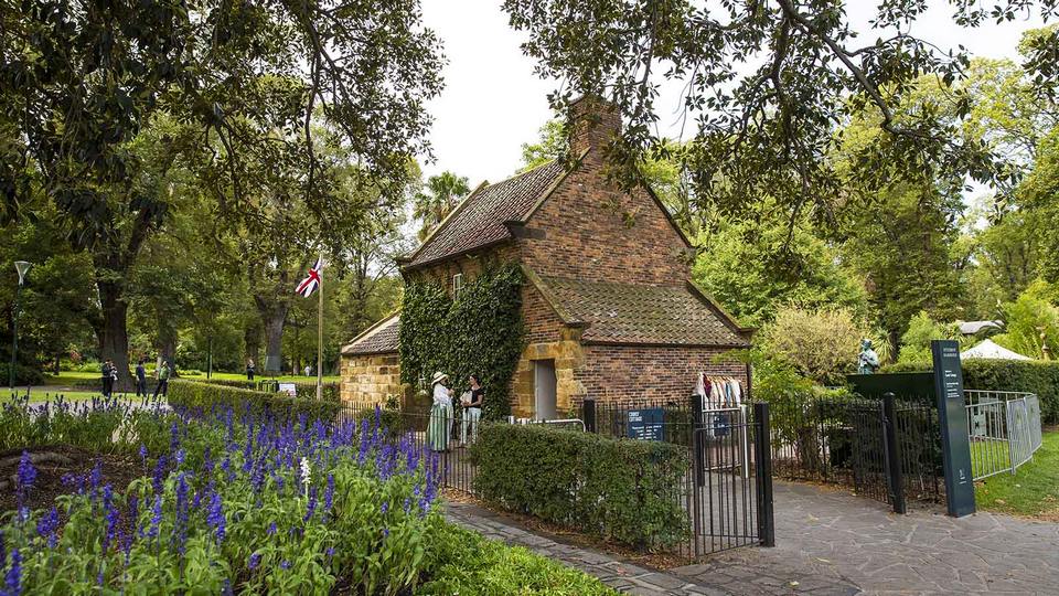 Cooks Cottage at Fitzroy Gardens