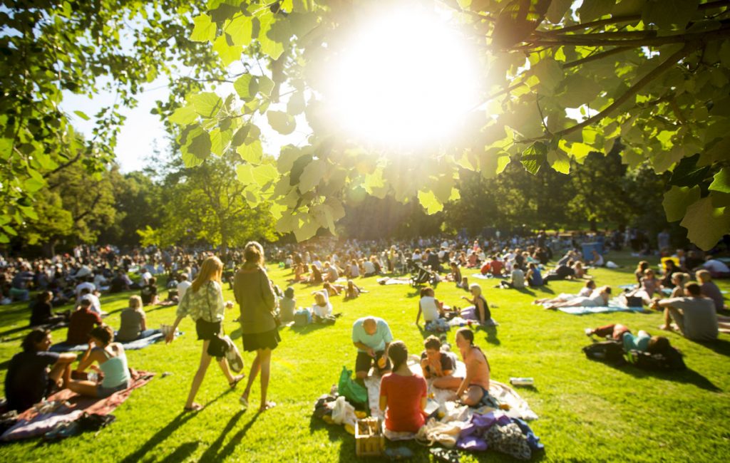 Fitzroy Gardens transforms for Sunset Series