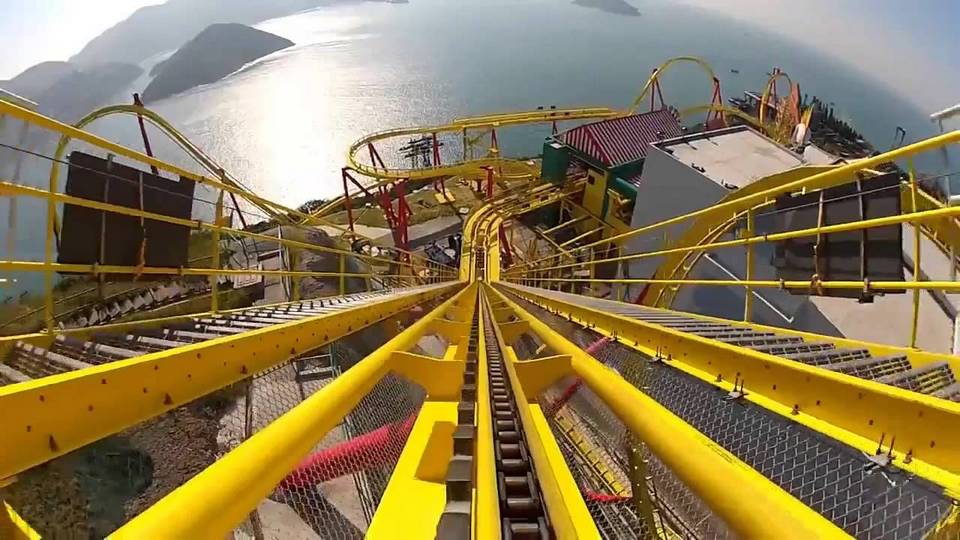 Hair Raiser Roller Coaster POV Ocean Park Hong Kong