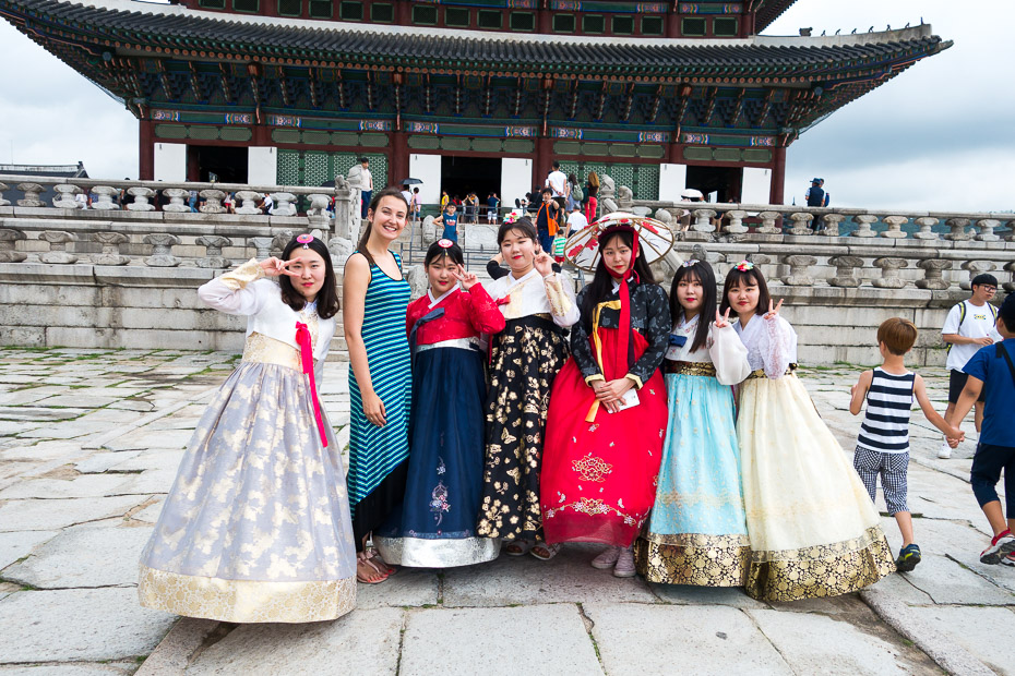 Gyeongbokgung palace hanbok
