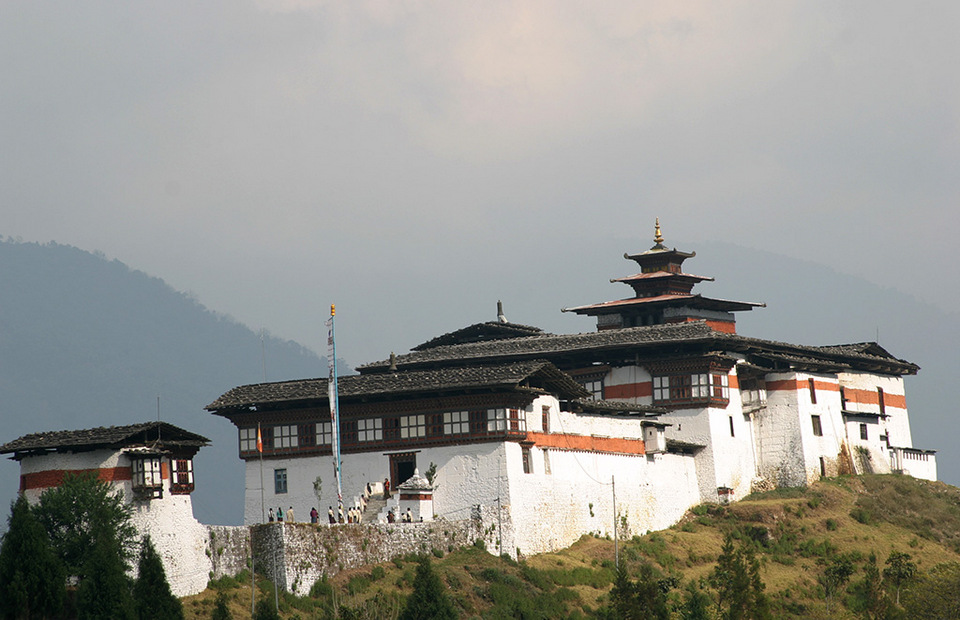 Daga Dzong Fortress in Bhutan
