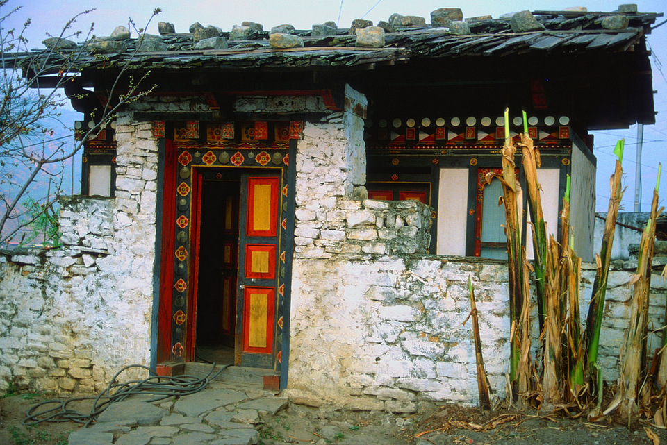 Monks home at the Kyichu Lhakhang Monastery