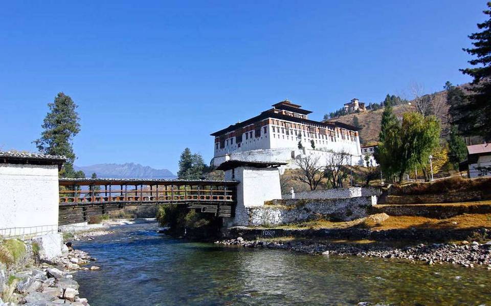 Rinpung Dzong in the Paro Valley; Paro, Bhutan