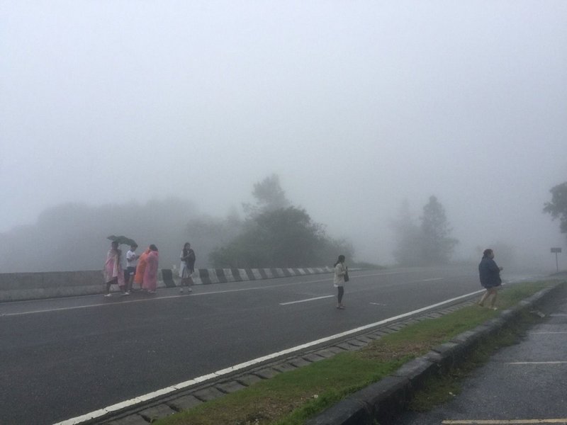Doi Inthanon National Park sees first frost of the year as temperatures drop.4