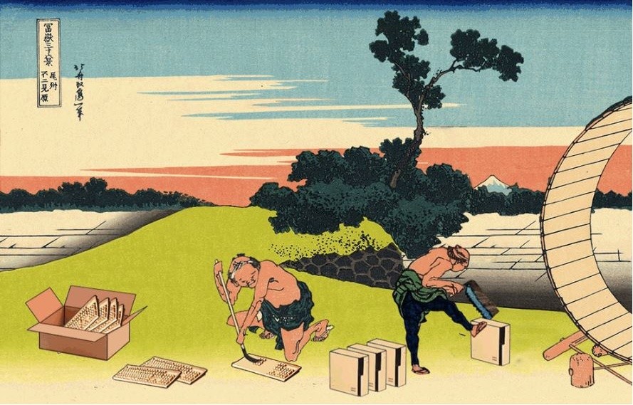 Ukiyo-e paintings