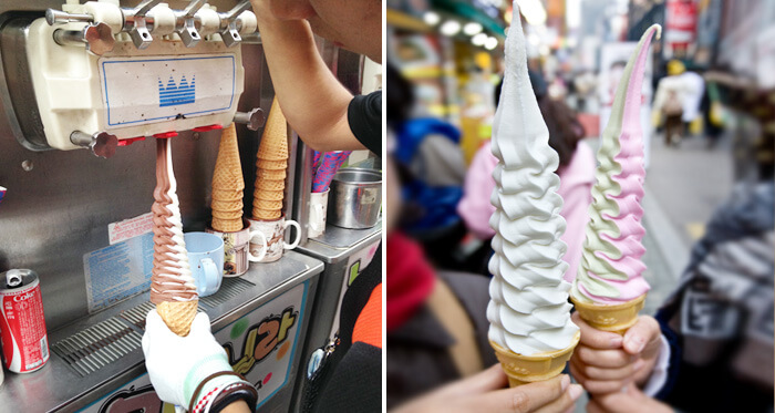 Korean street food ice cream