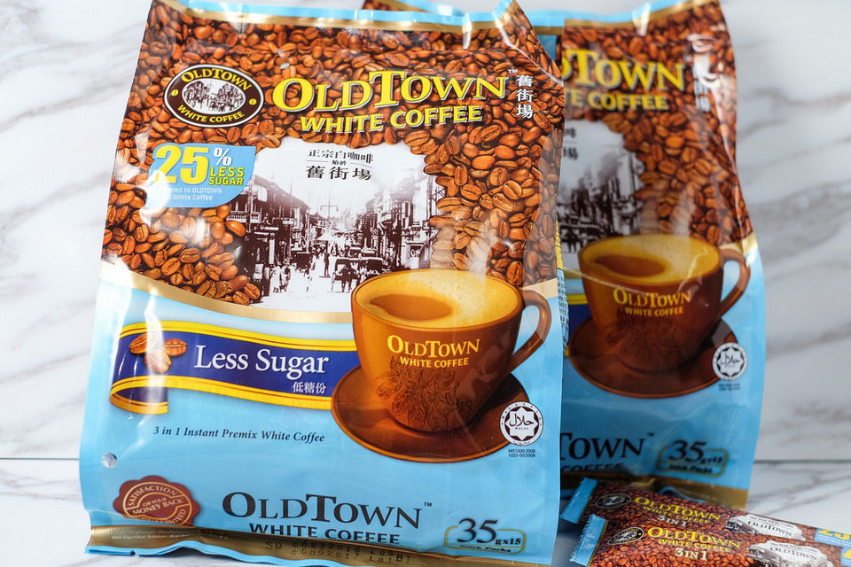 OLD TOWN 3 in 1 Classic White Coffee, 1.1
