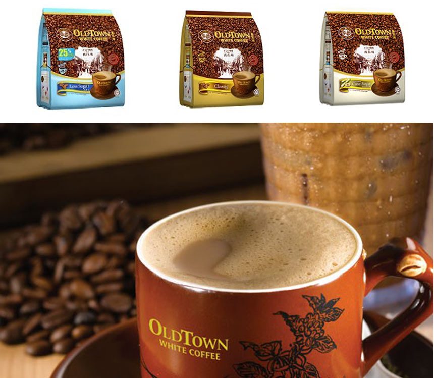 OLD TOWN 3 in 1 Classic White Coffee, 1.1