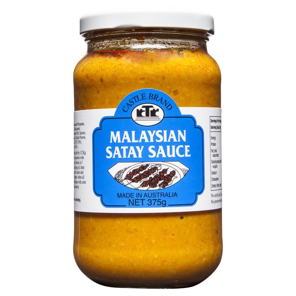 Castle Brand Malaysian Satay Sauce 375g , Grocery-Asian - HFM, Harris Farm Markets ...