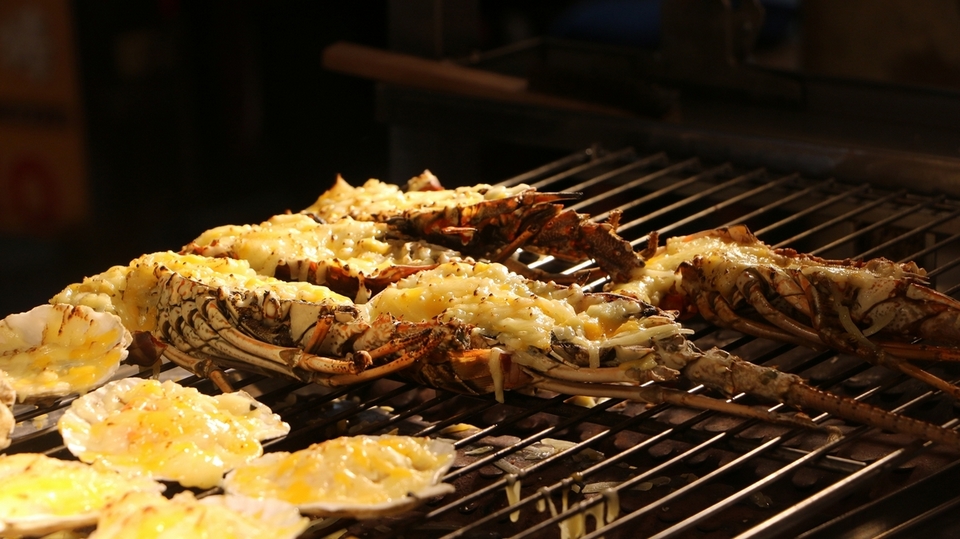 grilled lobster taipei night market