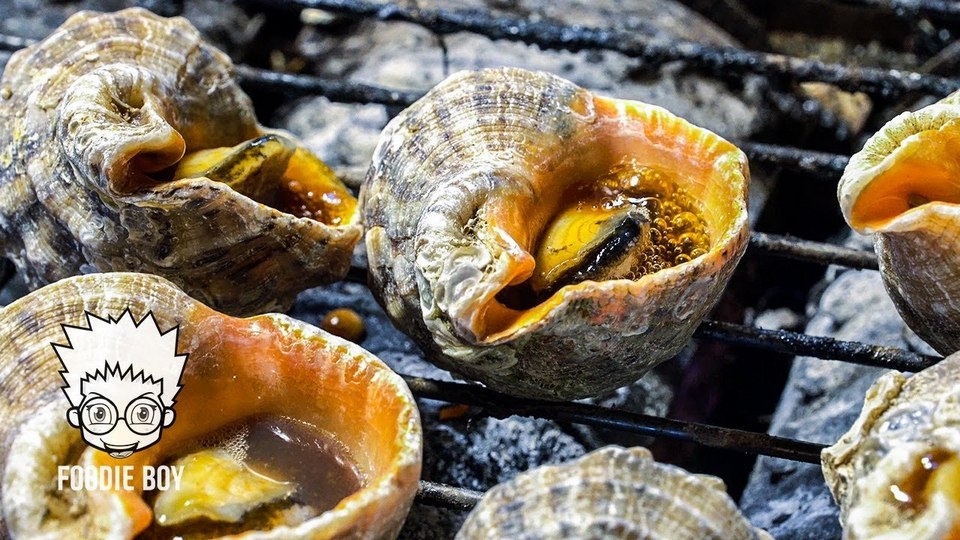 grilled sea snails taipei