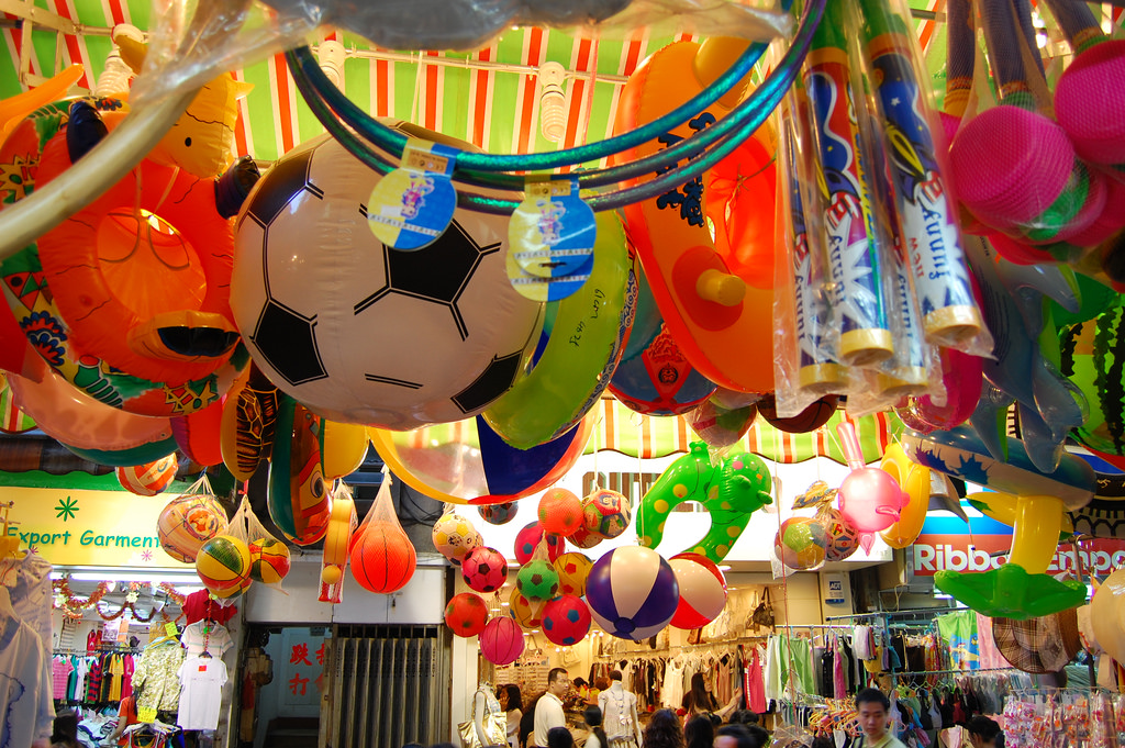 Toy shop on Tai Yuen Street, Hong Kong